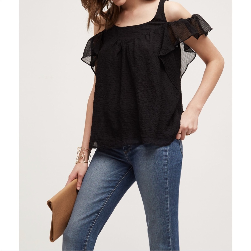 Anthropologie off the shoulder top